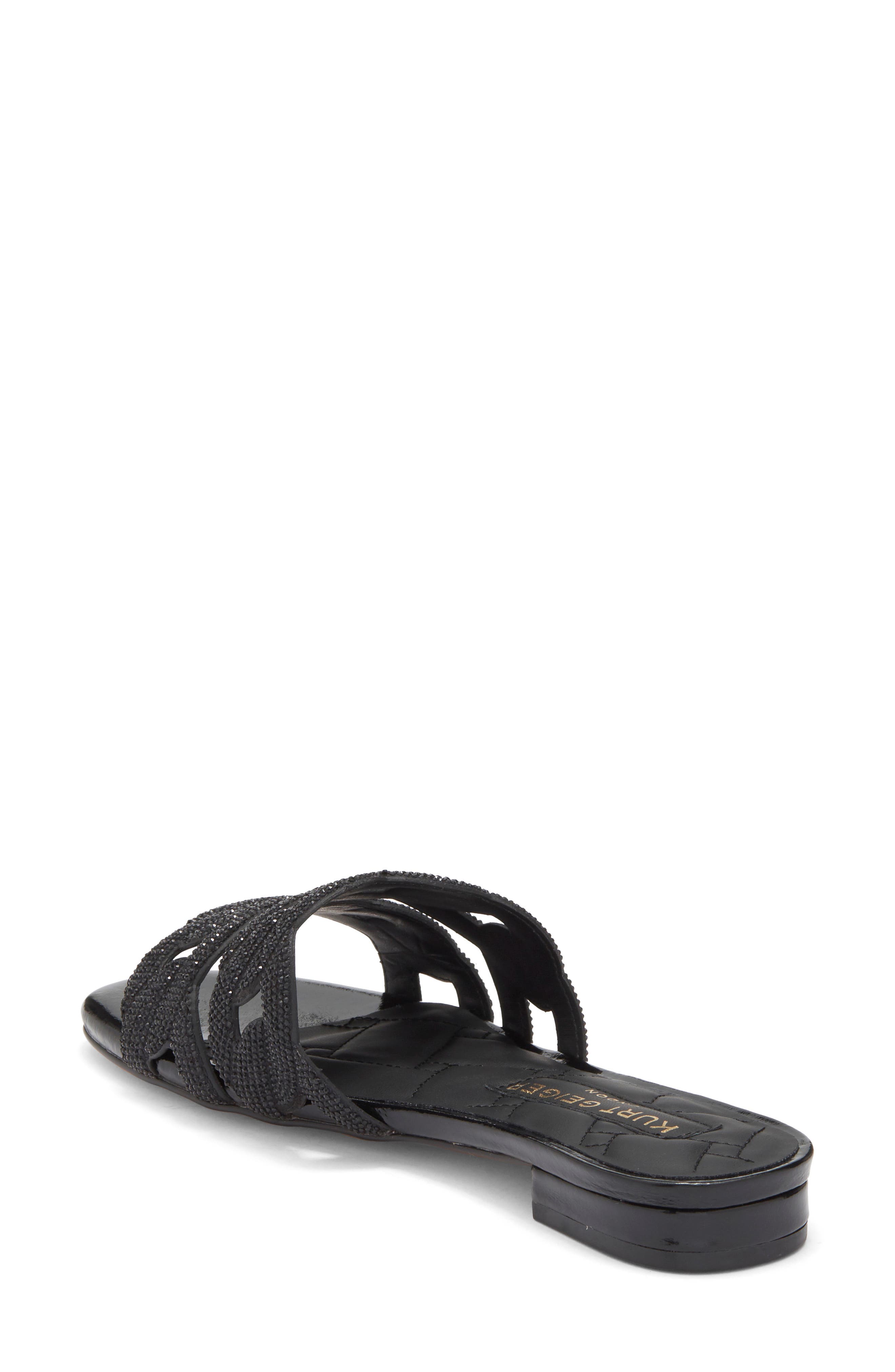 Kurt Geiger London Crystal Chain Slide Sandal
