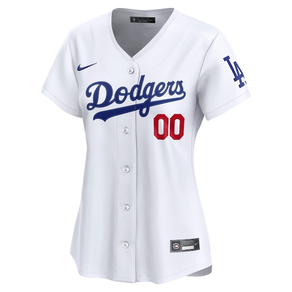 Los Angeles Dodgers Nike Women's Home Limited Custom Jersey - White