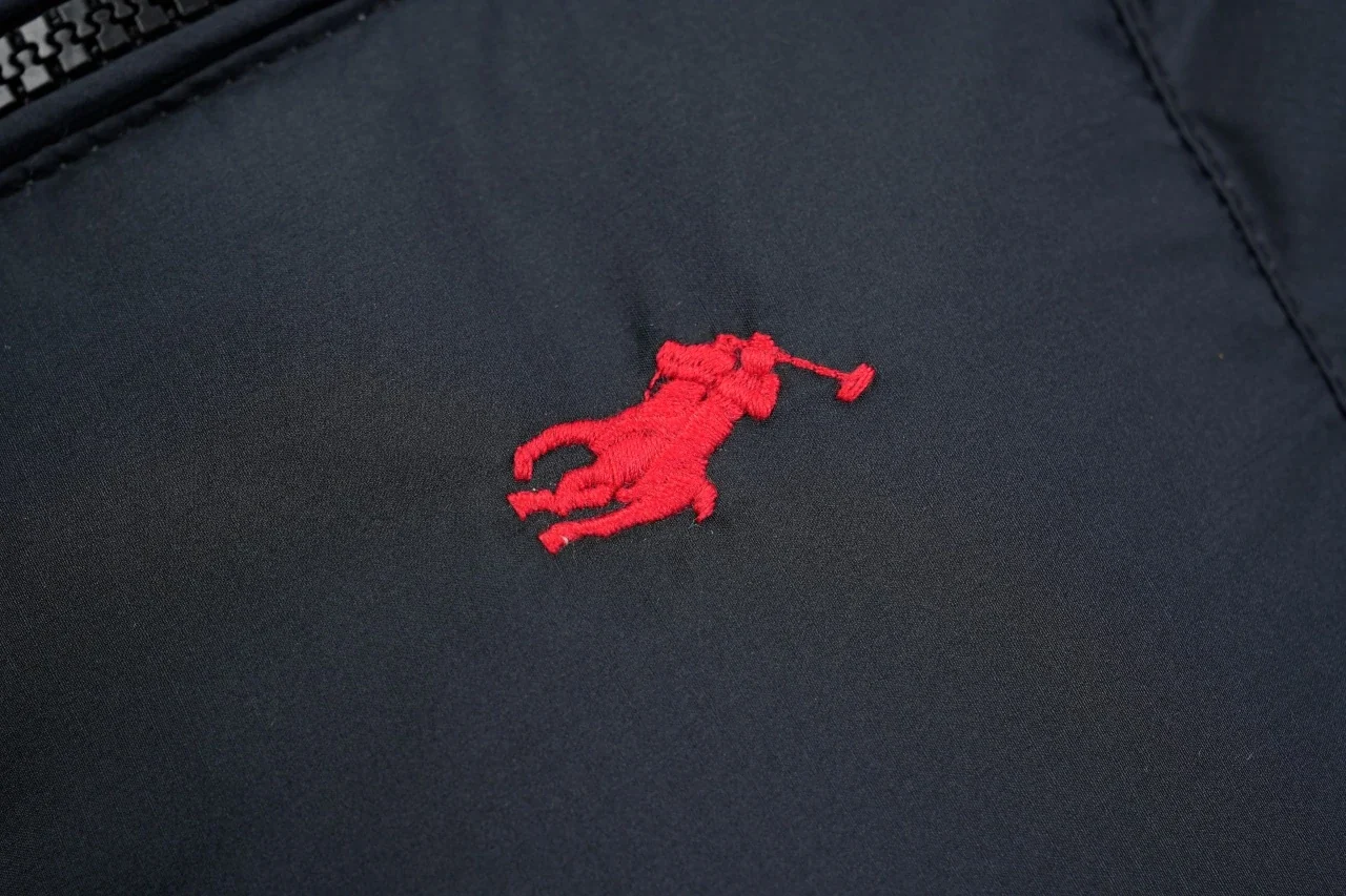 Ralph Lauren Black Pony Embroidered Hooded Down Jacket product photo from LabelPicks