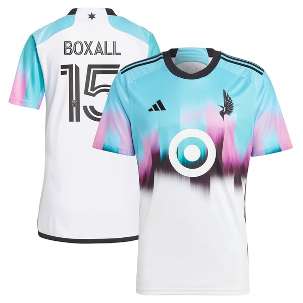 Michael Boxall Minnesota United FC adidas 2024 The Northern Lights Kit Replica Jersey - White