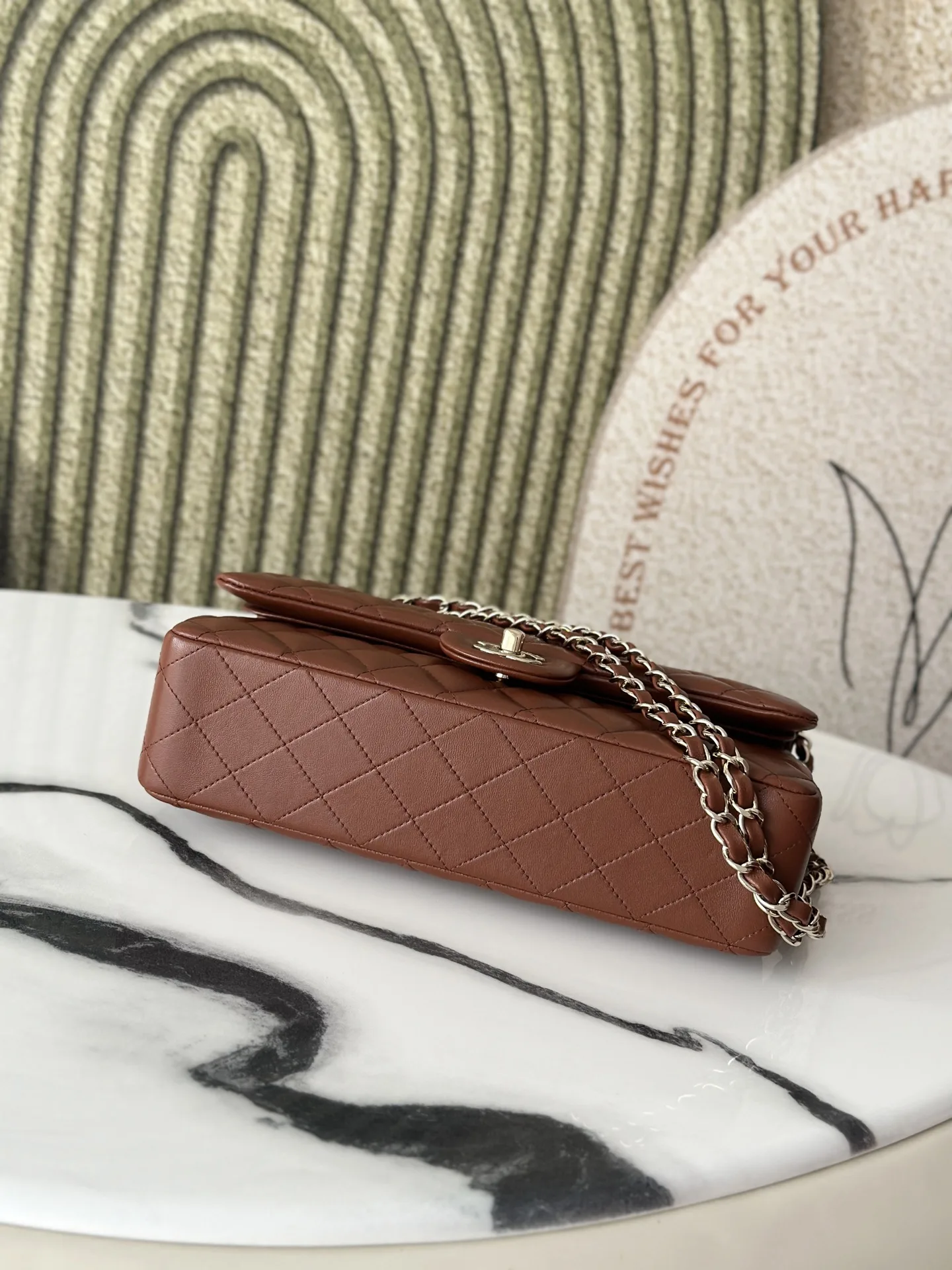 Chanel Classic Flap Brown Quilted Leather Shoulder Bag product photo from LabelPicks