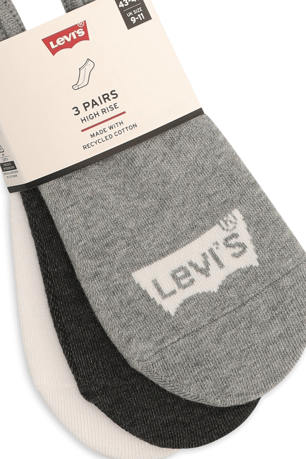 LEVI'S מארז שלושה זוגות גרביים