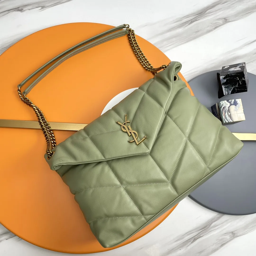 Saint Laurent Silver Loulou Quilted Leather Shoulder Bag product photo from LabelPicks