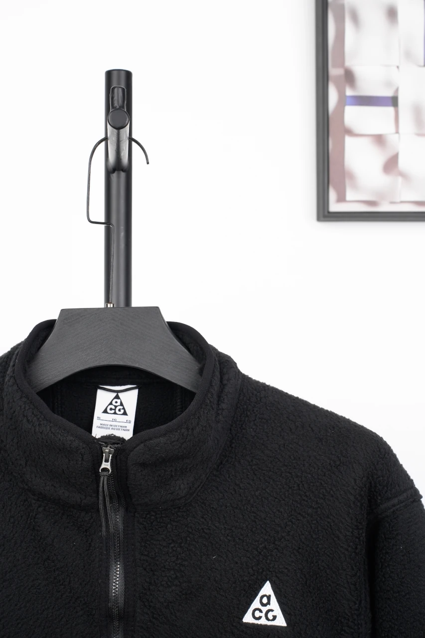 Nike ACG Black Sherpa Fleece Zip Jacket product photo from LabelPicks