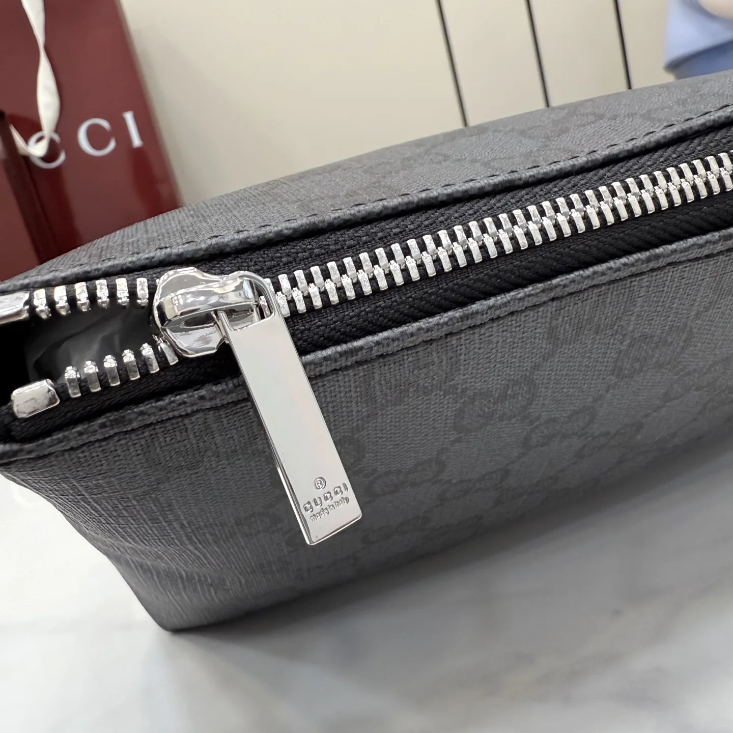 Gucci Black Generation Canvas and Leather Clutch product photo from LabelPicks