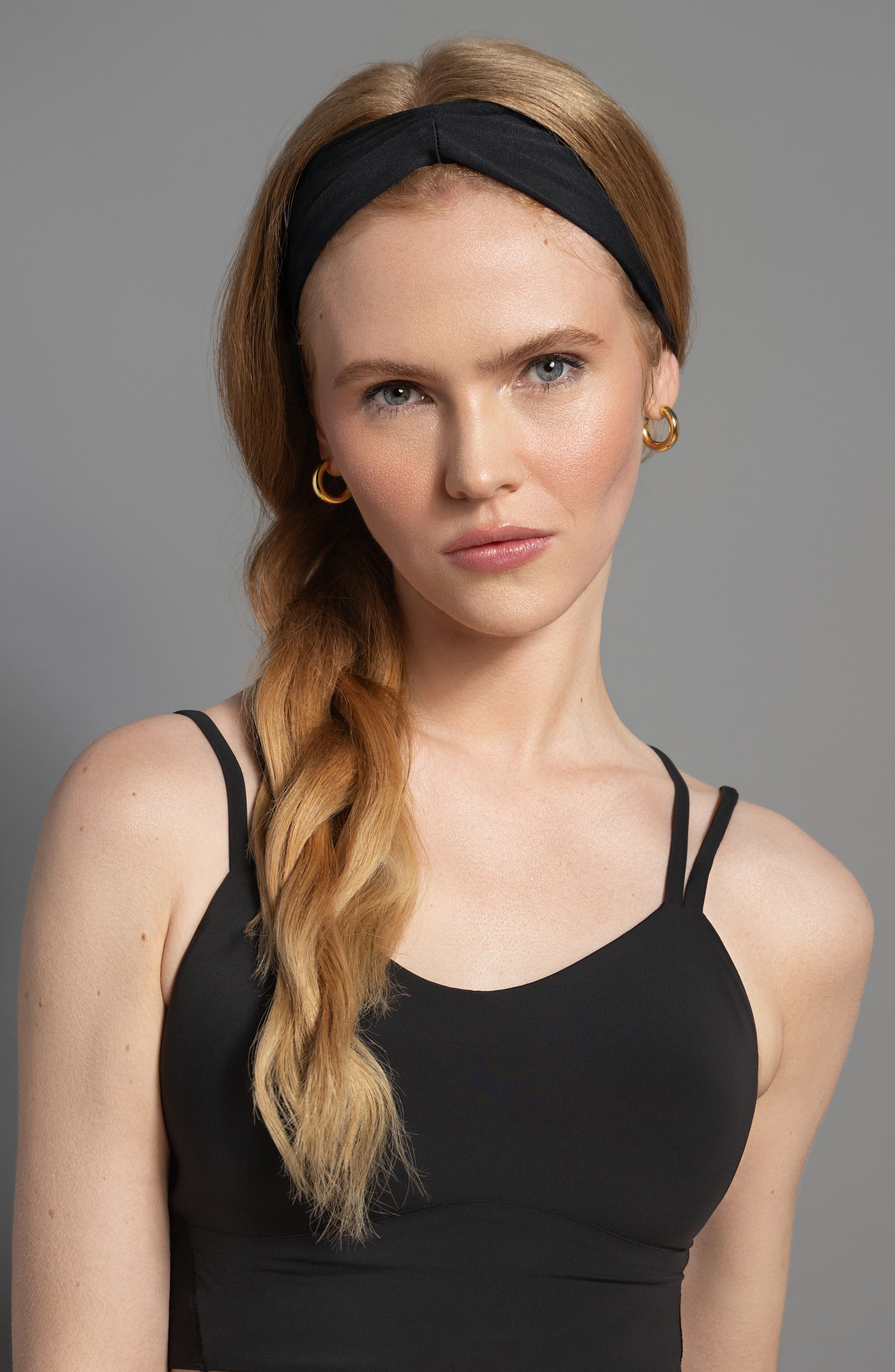 The Hair Edit Lotus Pleated Headband