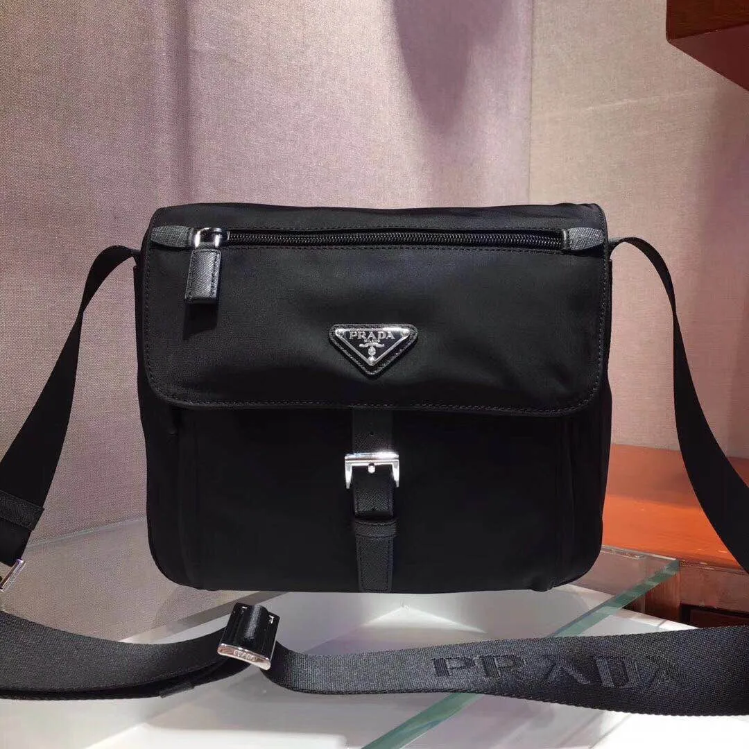 Prada Grained Leather Crossbody Bag product photo from LabelPicks