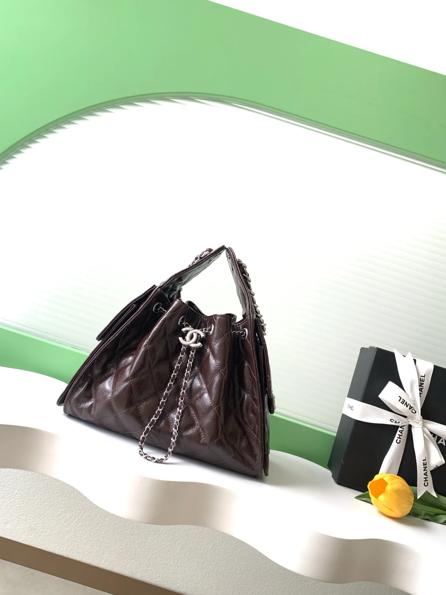 Chanel Quilted Leather Hobo Bag product photo from LabelPicks