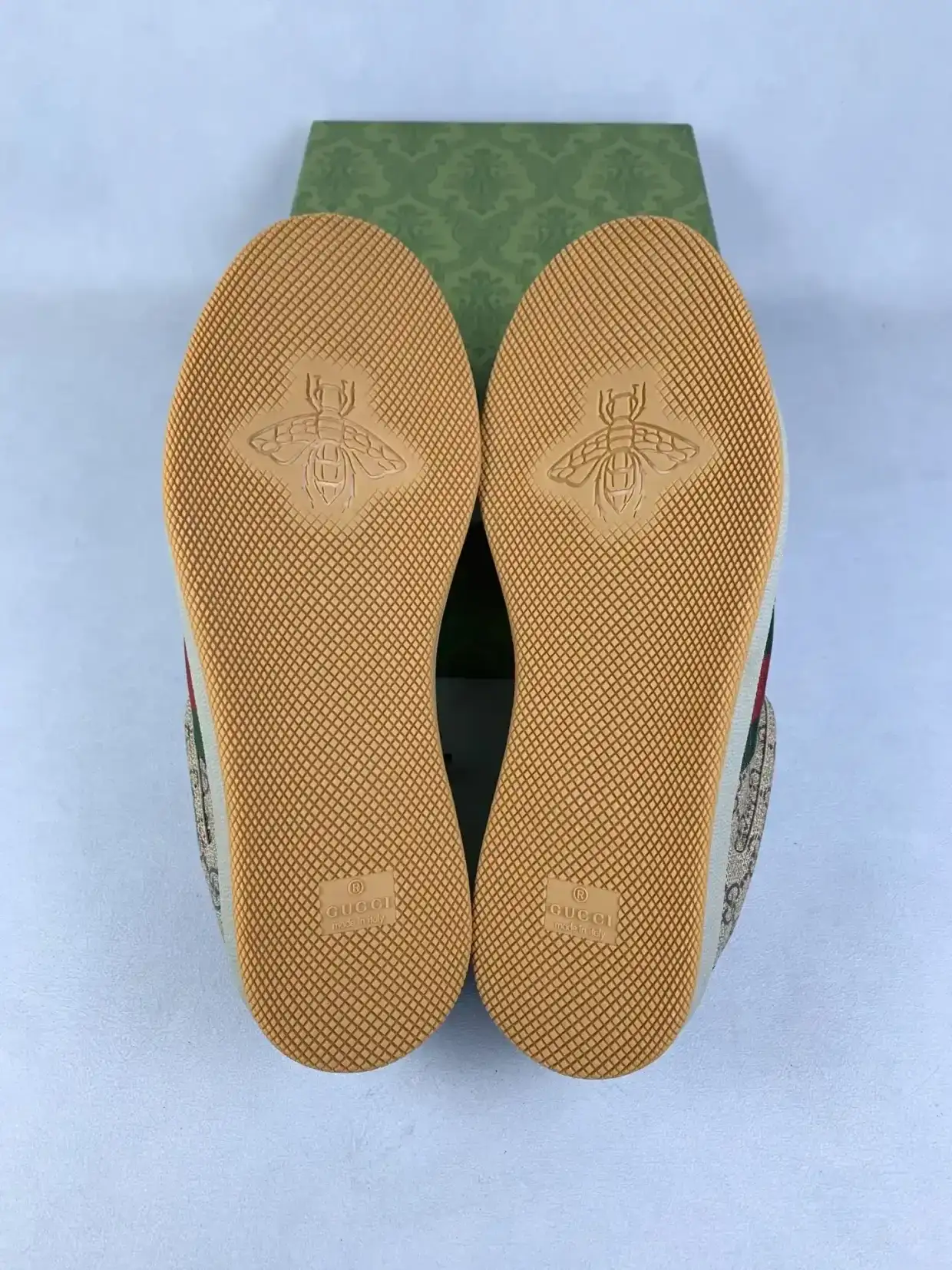 Gucci Ace embroidered GG Supreme sneaker with bee product photo from LabelPicks