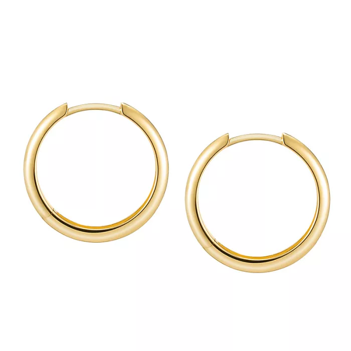 Helas Consummation series plain color hoop earrings daily commuting models simple and fast coloring hypoallergenic earrings jewelry