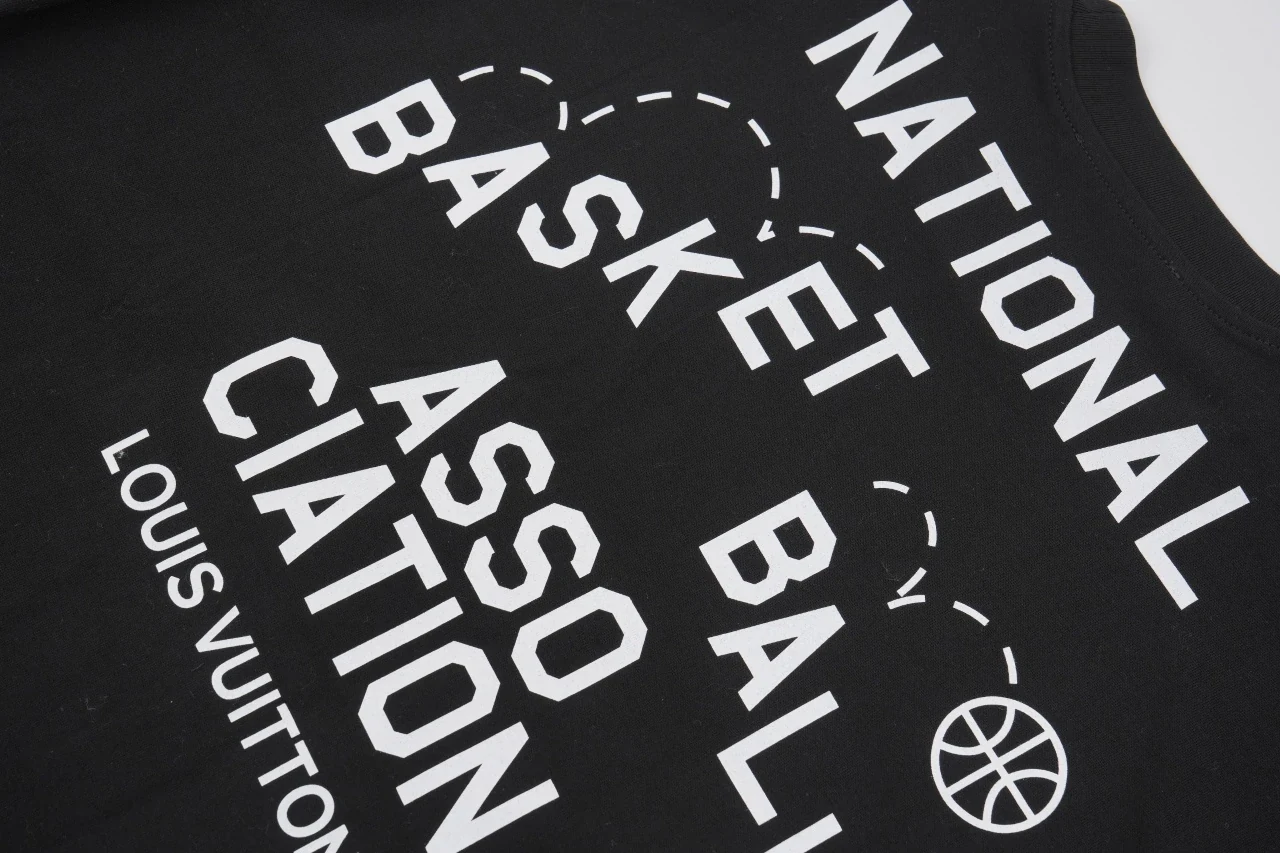 Louis Vuitton Black Basketball Playbook Graphic T-Shirt product photo from LabelPicks