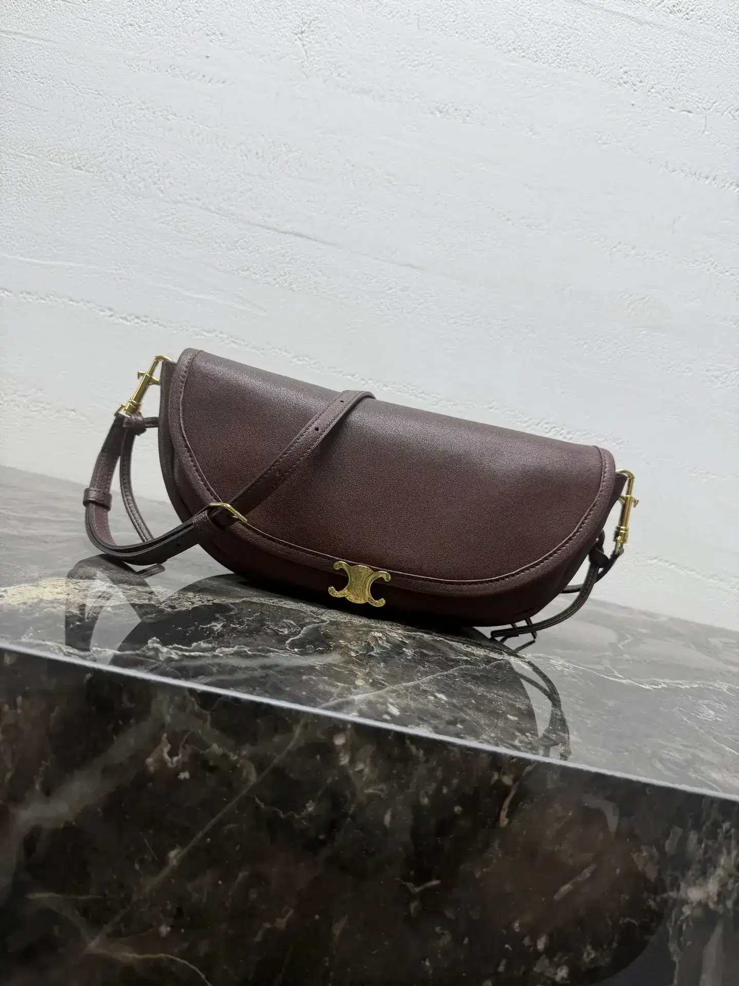 Celine Triomphe Lambskin Hobo Bag product photo from LabelPicks