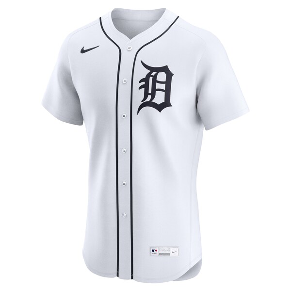 Detroit Tigers Nike Home Elite Custom Jersey - White