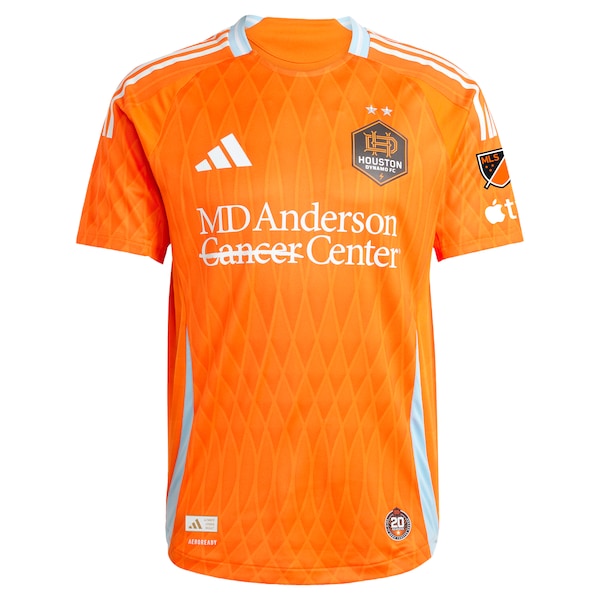 Houston Dynamo FC adidas 2025 Season 20 Authentic Custom Jersey - Orange