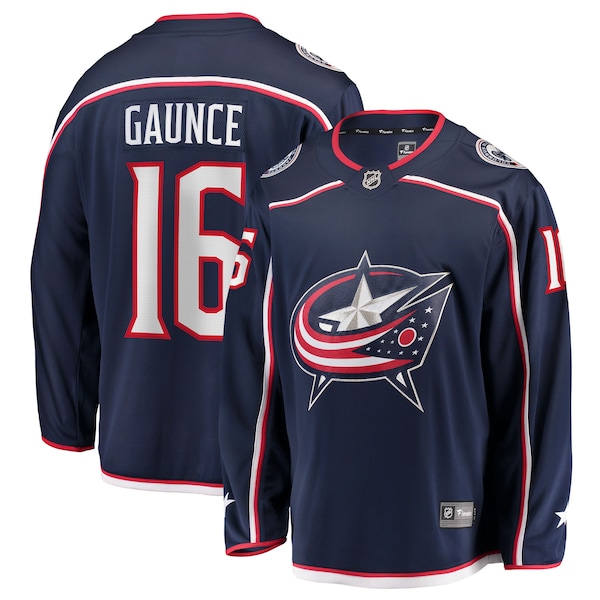 Brendan Gaunce Columbus Blue Jackets  Home Breakaway Jersey - Navy