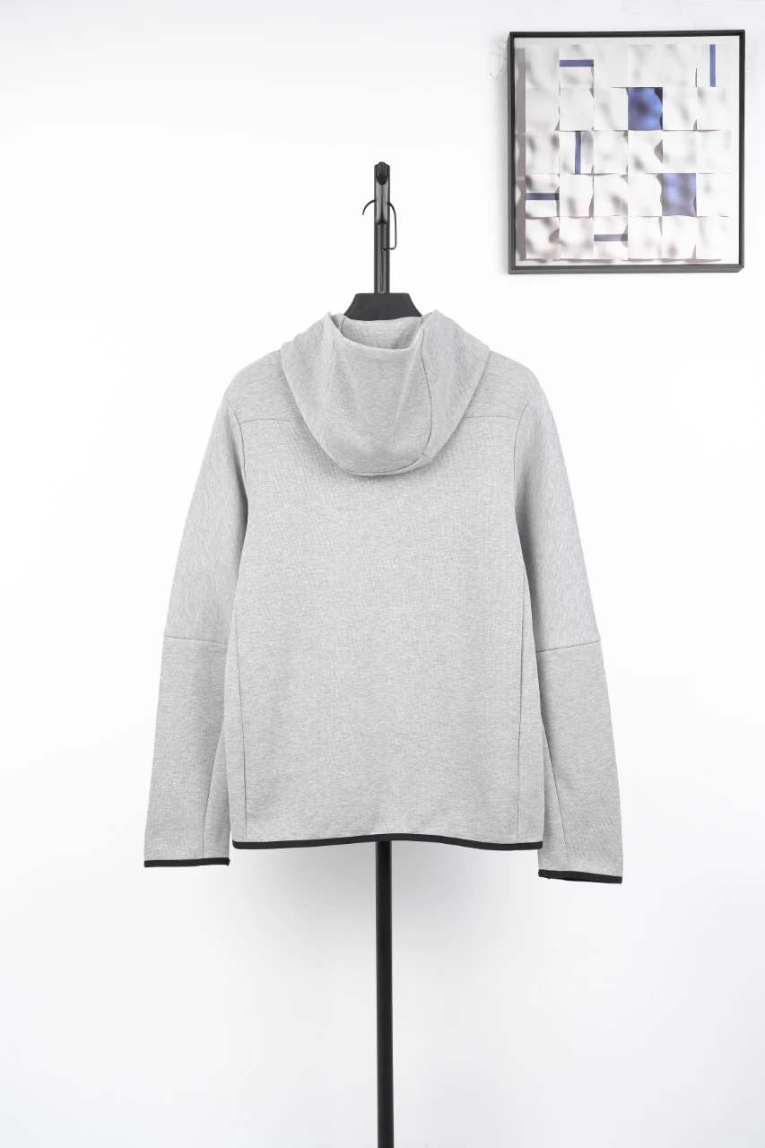 Nike Grey Tech Fleece Hooded Track Jacket product photo from LabelPicks
