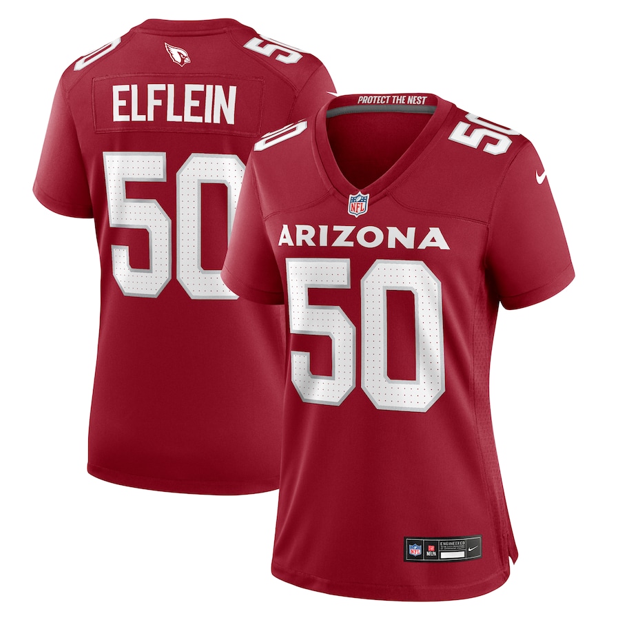 Pat Elflein Arizona Cardinals Nike Women's Team Game Jersey -  Cardinal