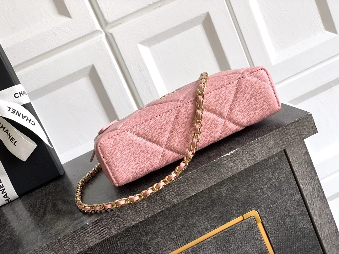 Chanel Pink Quilted Leather Top Handle Bag product photo from LabelPicks