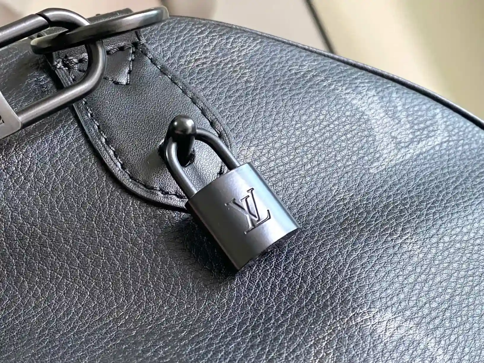 Louis Vuitton Black Speedy Lambskin Top Handle Bag product photo from LabelPicks