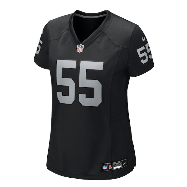 Cody Lindenberg Las Vegas Raiders Nike Women's Team Game Jersey -  Black