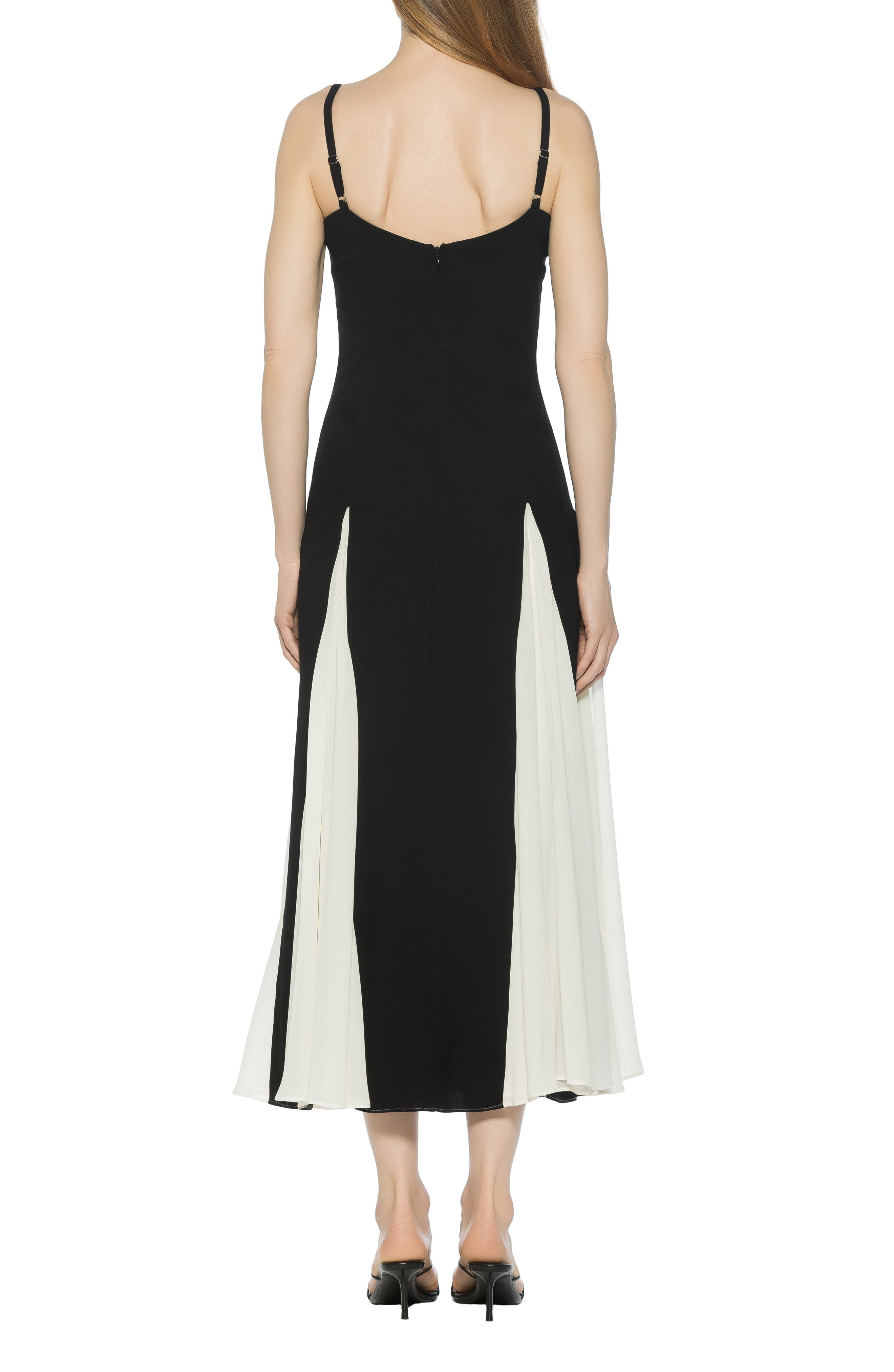 Alexia Admor Corvin Colorblock Godet Maxi Dress