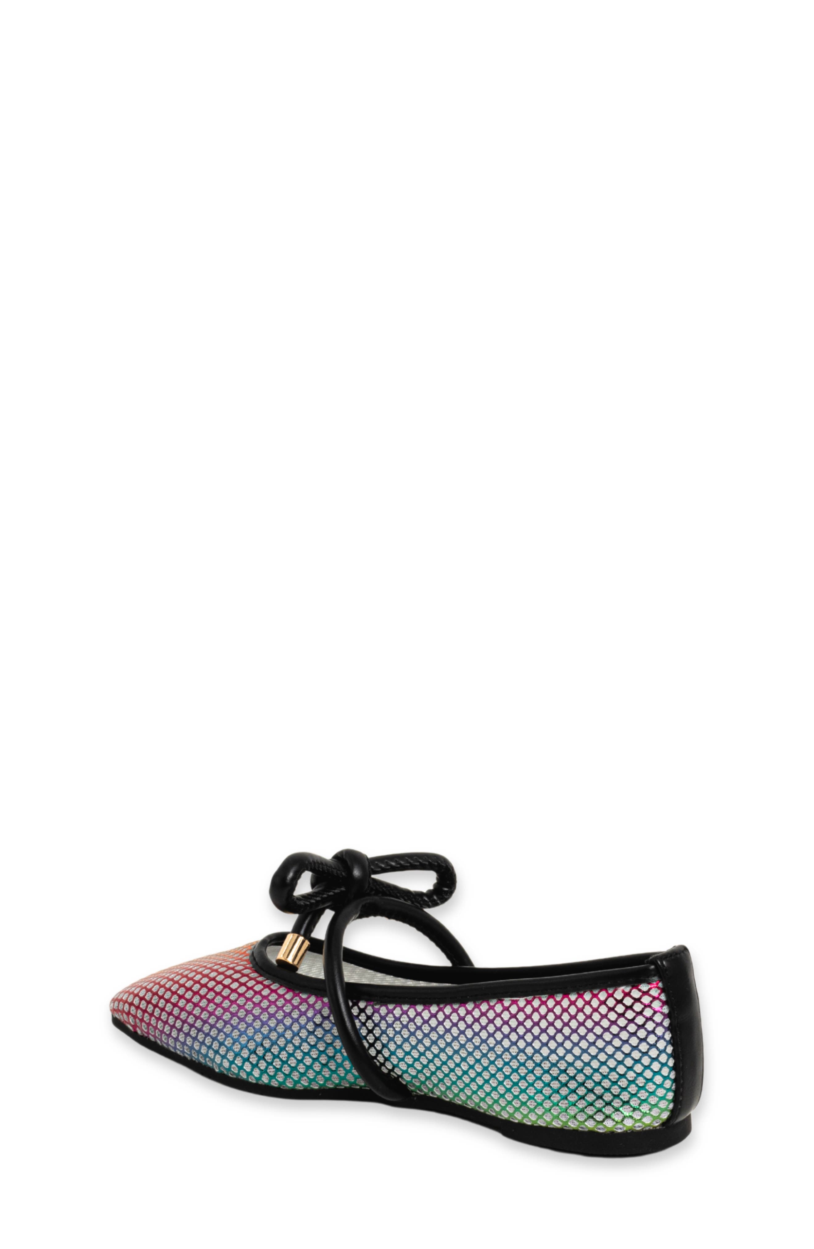 SHUSHOP Kids' Ashley Mini Metallic Ballet Flat(Walker, Toddler, Little Kid & Big Kid)