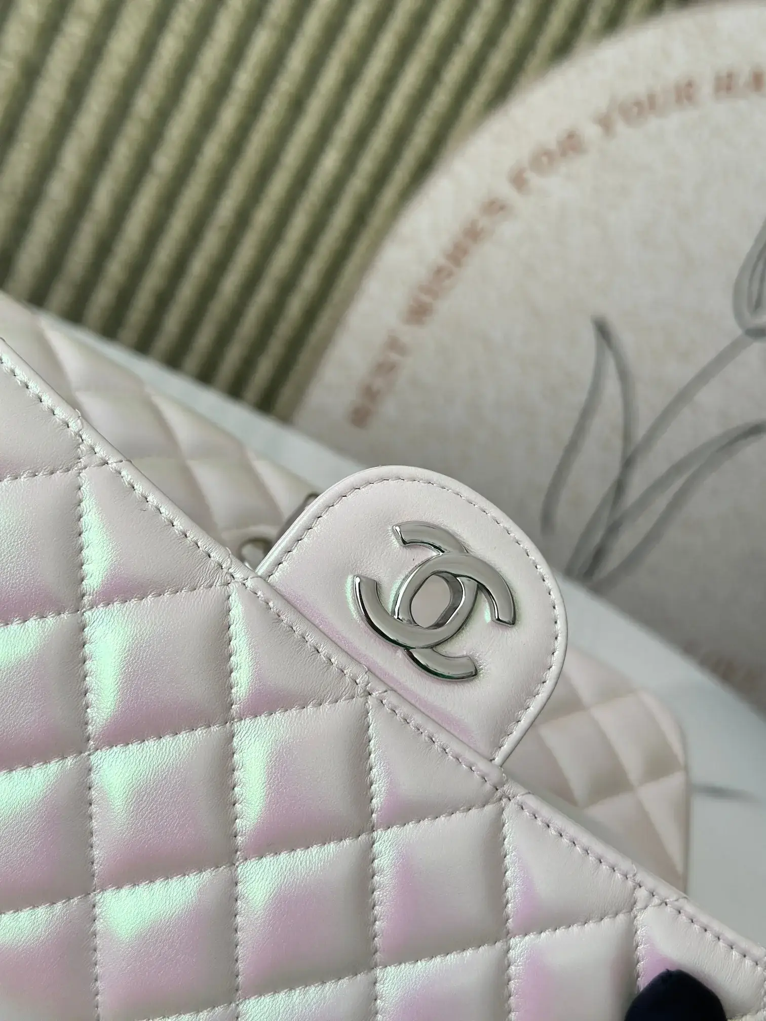Chanel Classic Flap Pink Lambskin Shoulder Bag product photo from LabelPicks