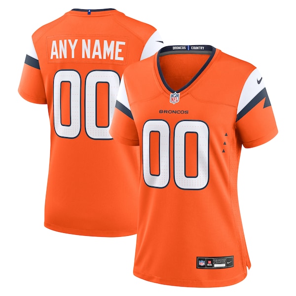 Denver Broncos Nike Women's Custom Game Jersey  - Orange