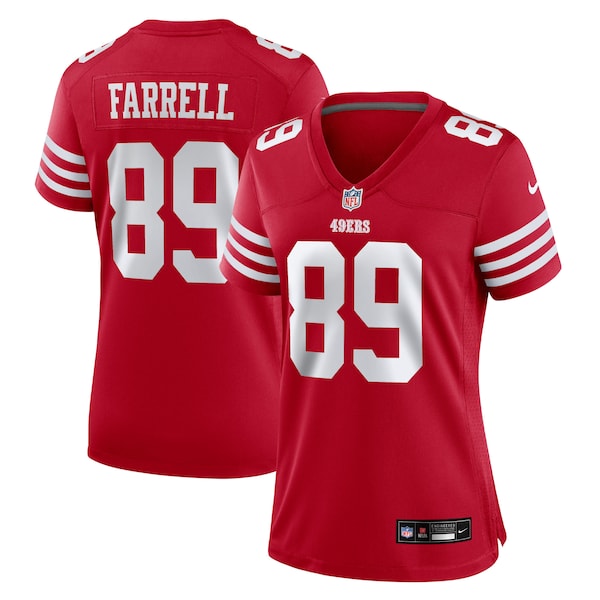 Luke Farrell San Francisco 49ers Nike Women's Team Game Jersey -  Scarlet