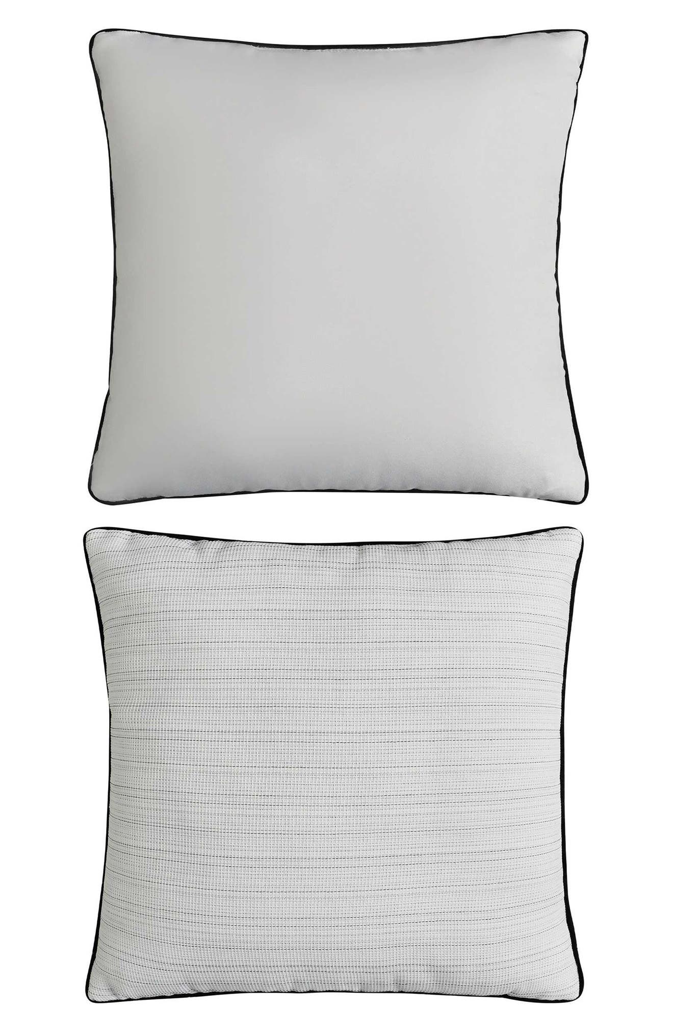 Kenneth Cole Reaction Space Dye Grid Yarn Waffle Reversible Comforter & Sham Set