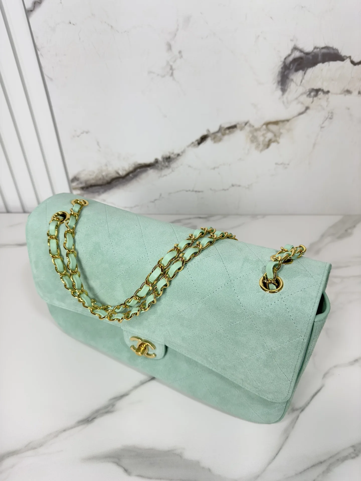 Chanel Classic Flap Suede Leather Shoulder Bag product photo from LabelPicks