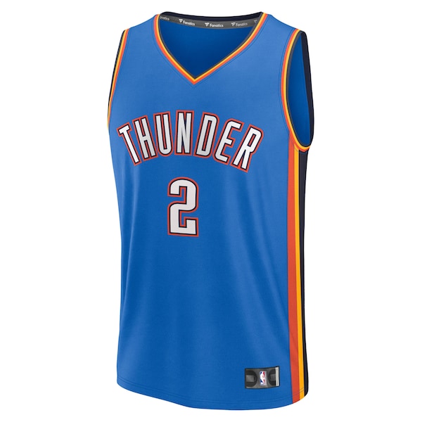 Shai Gilgeous-Alexander Oklahoma City Thunder  Fast Break Replica Player Jersey - Icon Edition - Blue