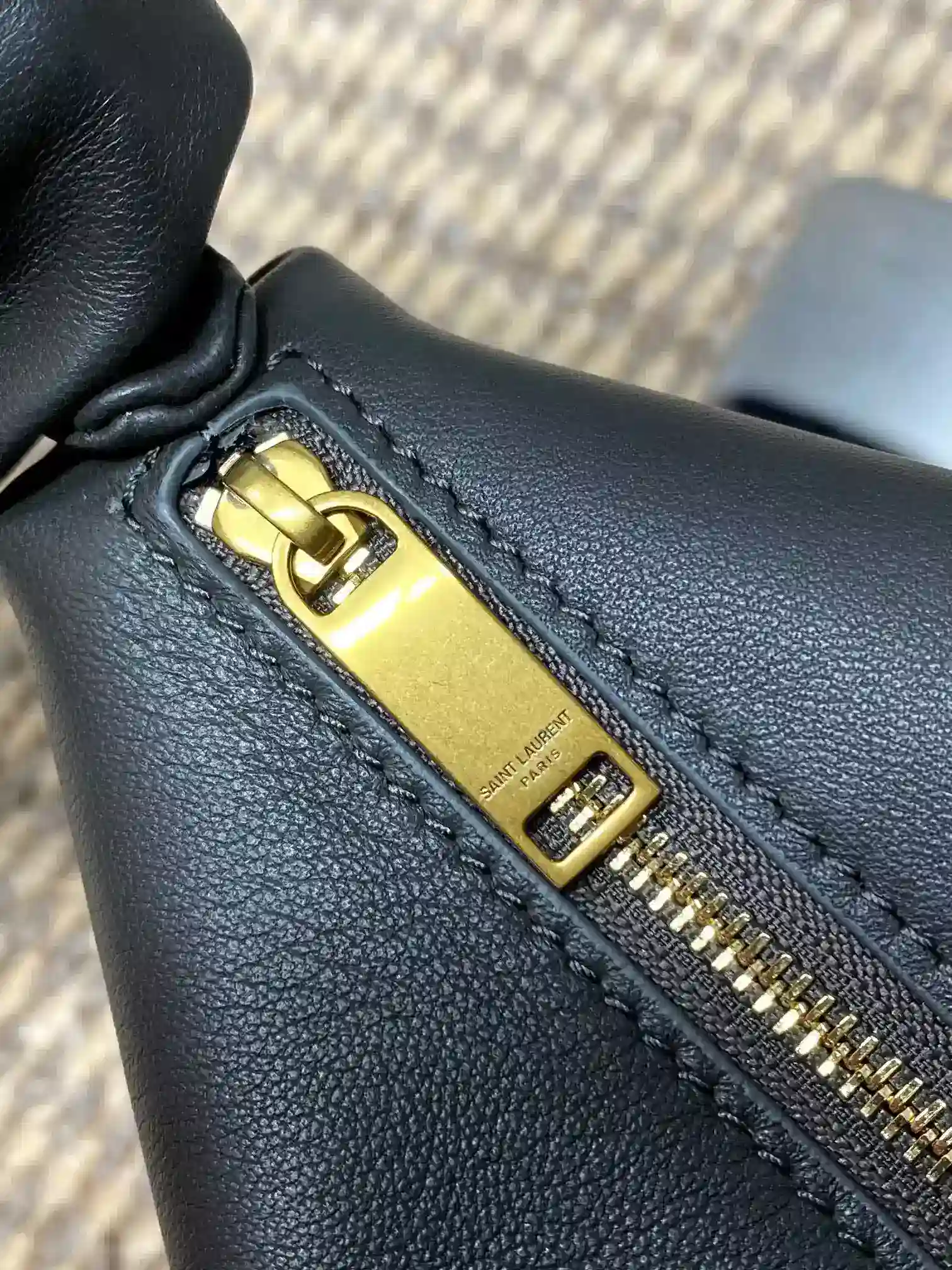 Saint Laurent Black Lambskin Hobo Bag product photo from LabelPicks