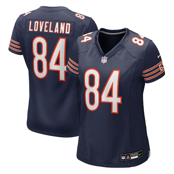 Women's Chicago Bears Colston Loveland Nike  Navy Team Game Jersey