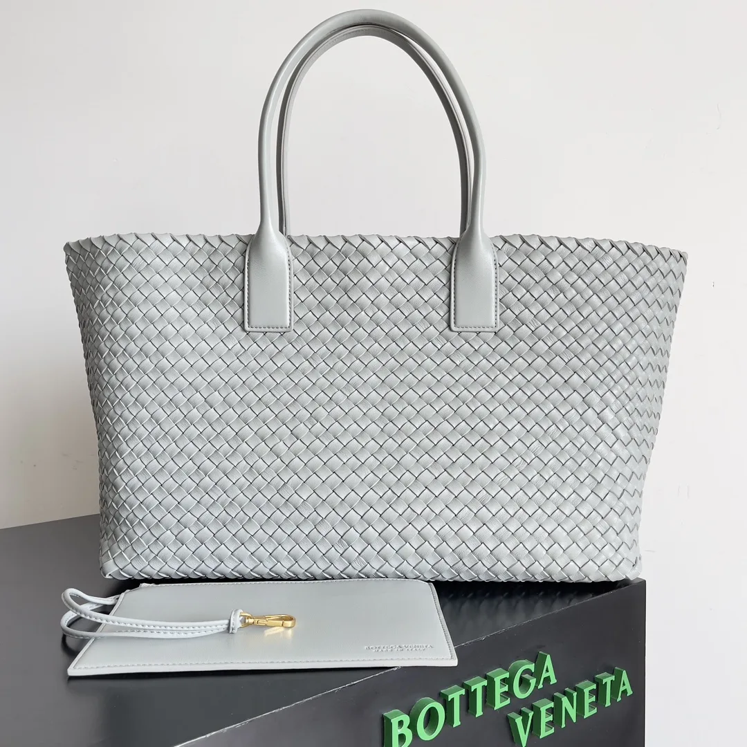 Bottega Veneta Intrecciato Woven Leather Cabat Tote Bag product photo from LabelPicks