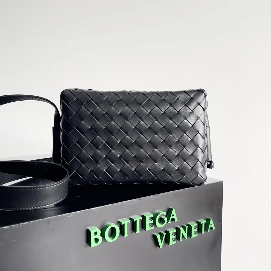 Bottega Veneta Intrecciato Woven Leather Crossbody Bag product photo from LabelPicks