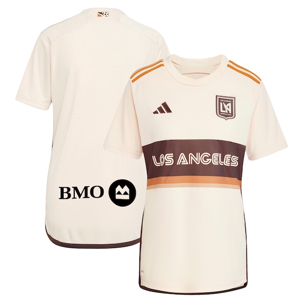 LAFC adidas Women's 2024 Archive Replica Jersey - Tan