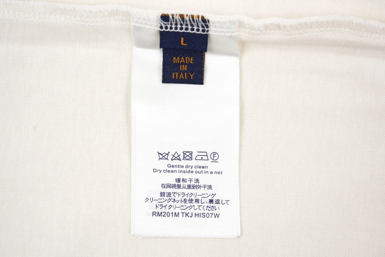 Louis Vuitton Off White Light Blue Monogram Letter Jacquard T-Shirt product photo from LabelPicks