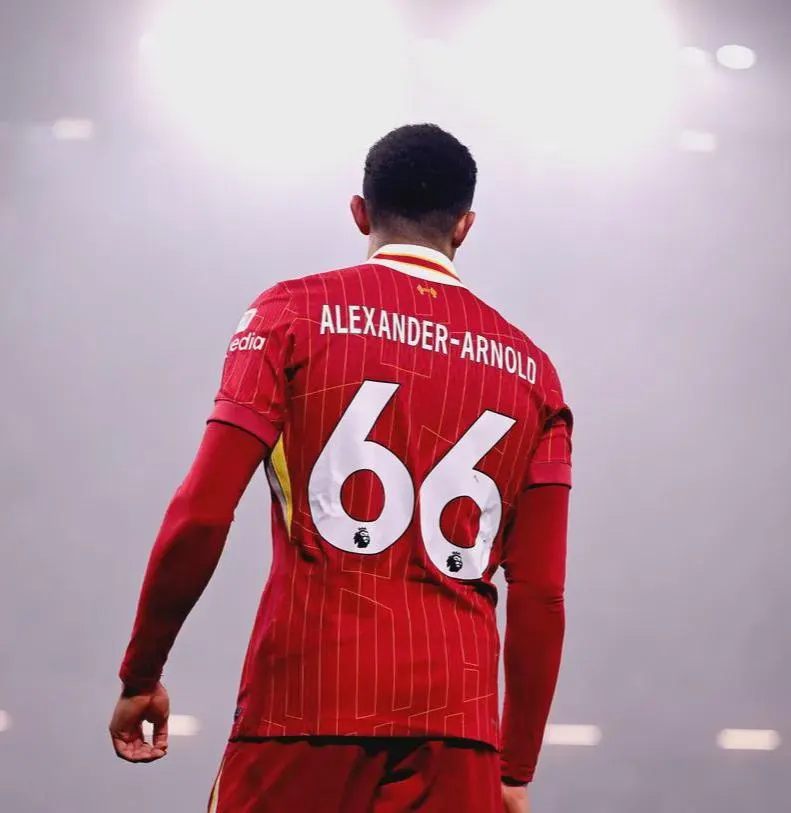 Trent Alexander-Arnold SIGNED Liverpool 24/25 Home Jersey/Shirt - COA - 2024