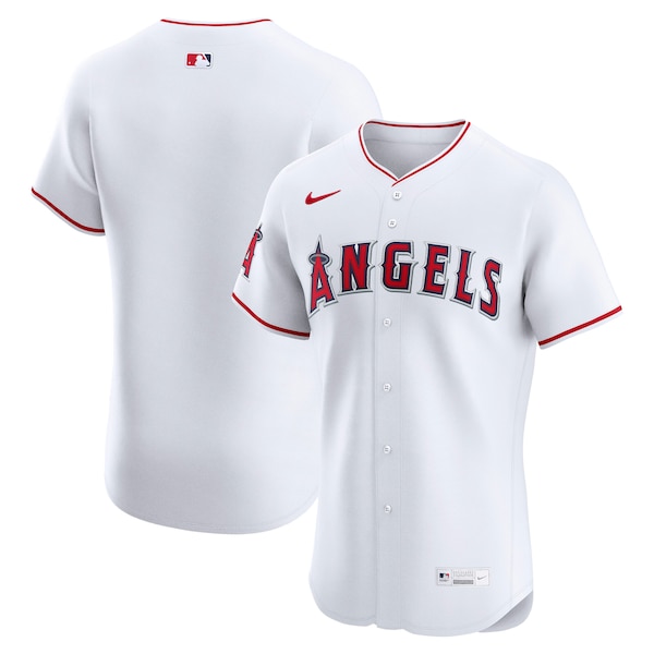 Los Angeles Angels Nike Home Elite Jersey - White/Red