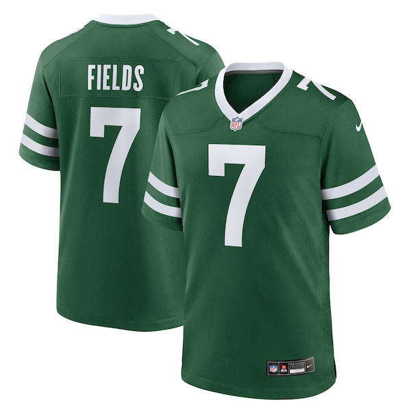 Justin Fields New York Jets Nike Youth Game Player Jersey - Legacy Green