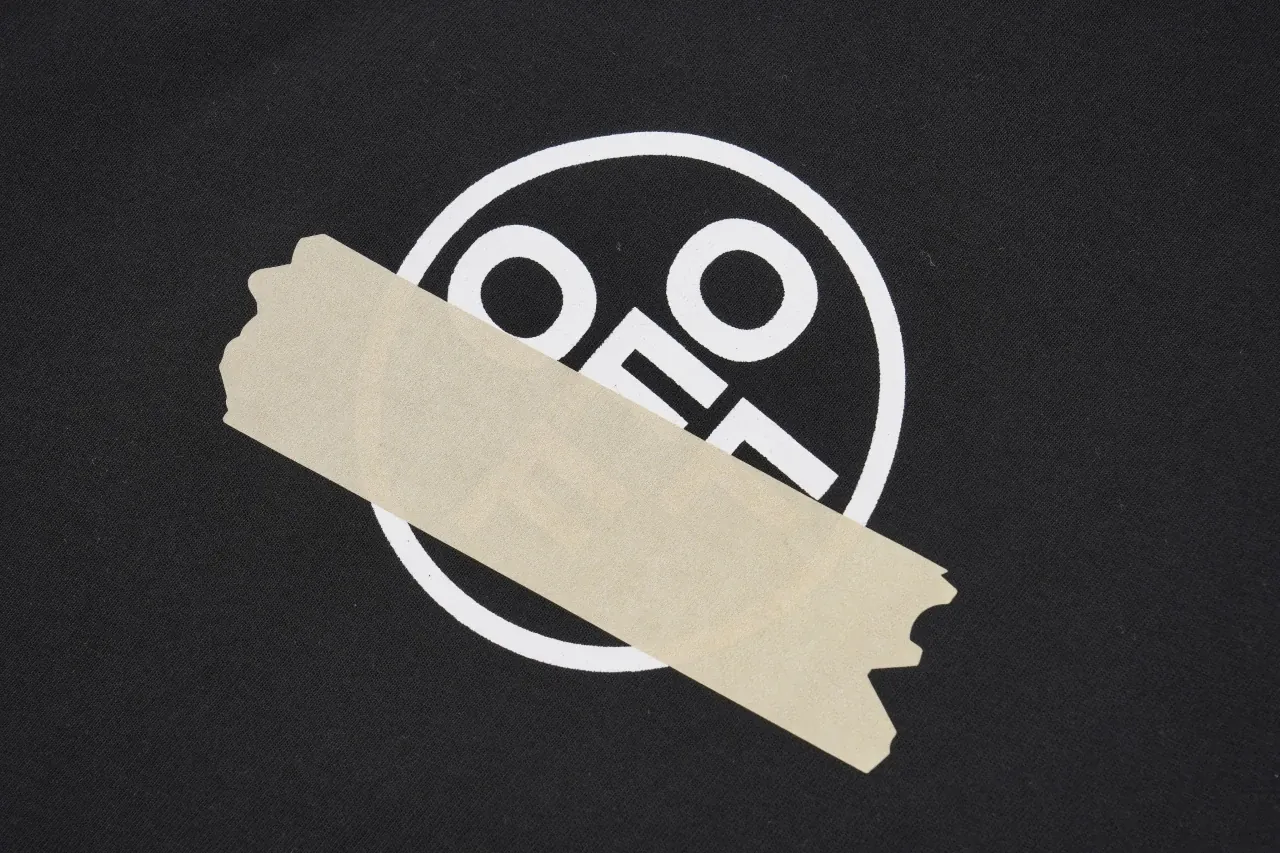 Off-White Black Yellow Tape Arrow T-Shirt product photo from LabelPicks