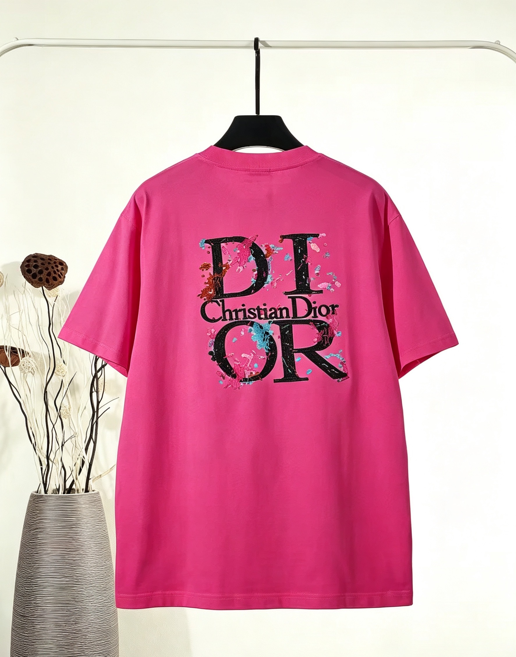 0529 Classic letter prints t-shirt