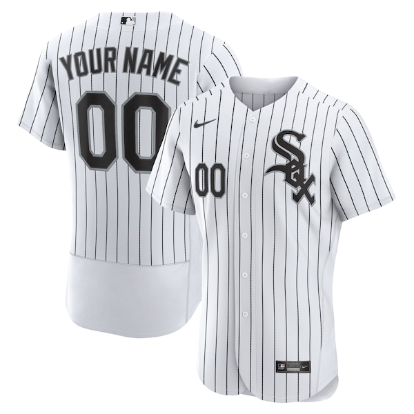 Chicago White Sox Nike Home Authentic Custom Jersey - White