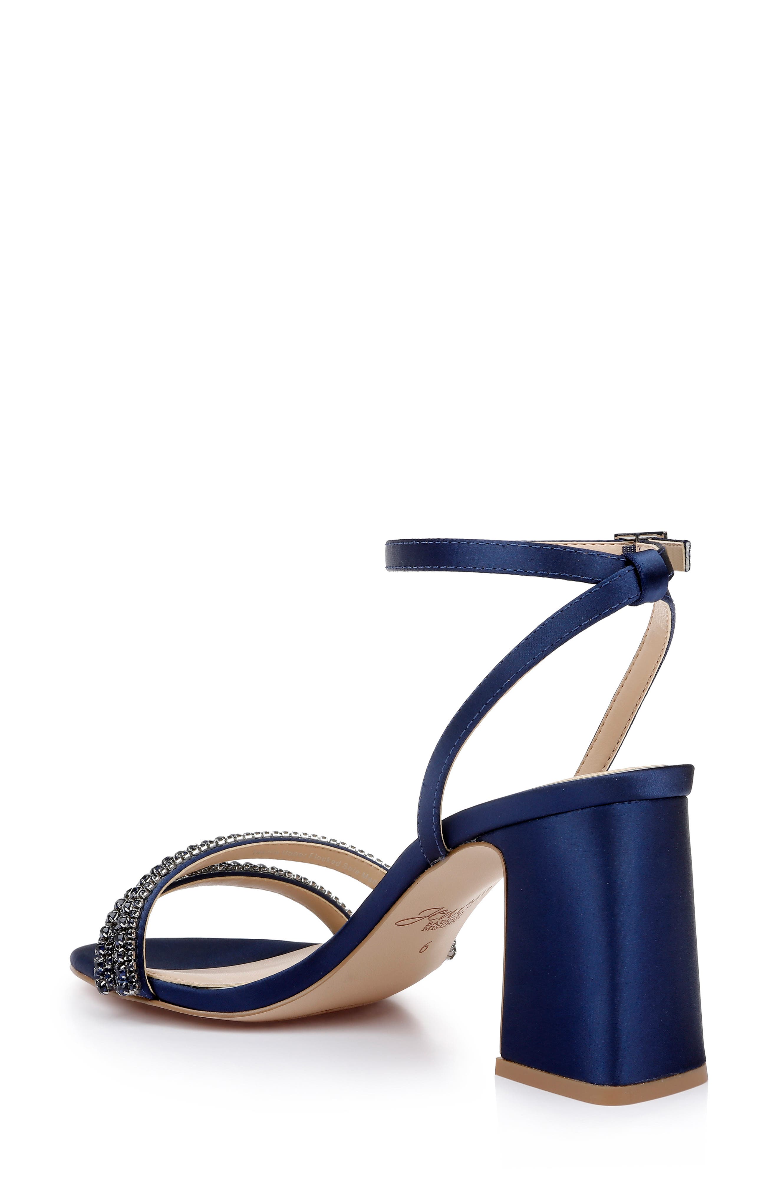 Jewel Badgley Mischka Rosa Ankle Strap Sandal