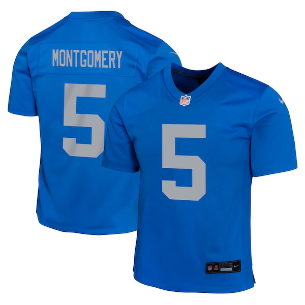 David Montgomery Detroit Lions Nike Youth Alternate Player Game Jersey - Blue