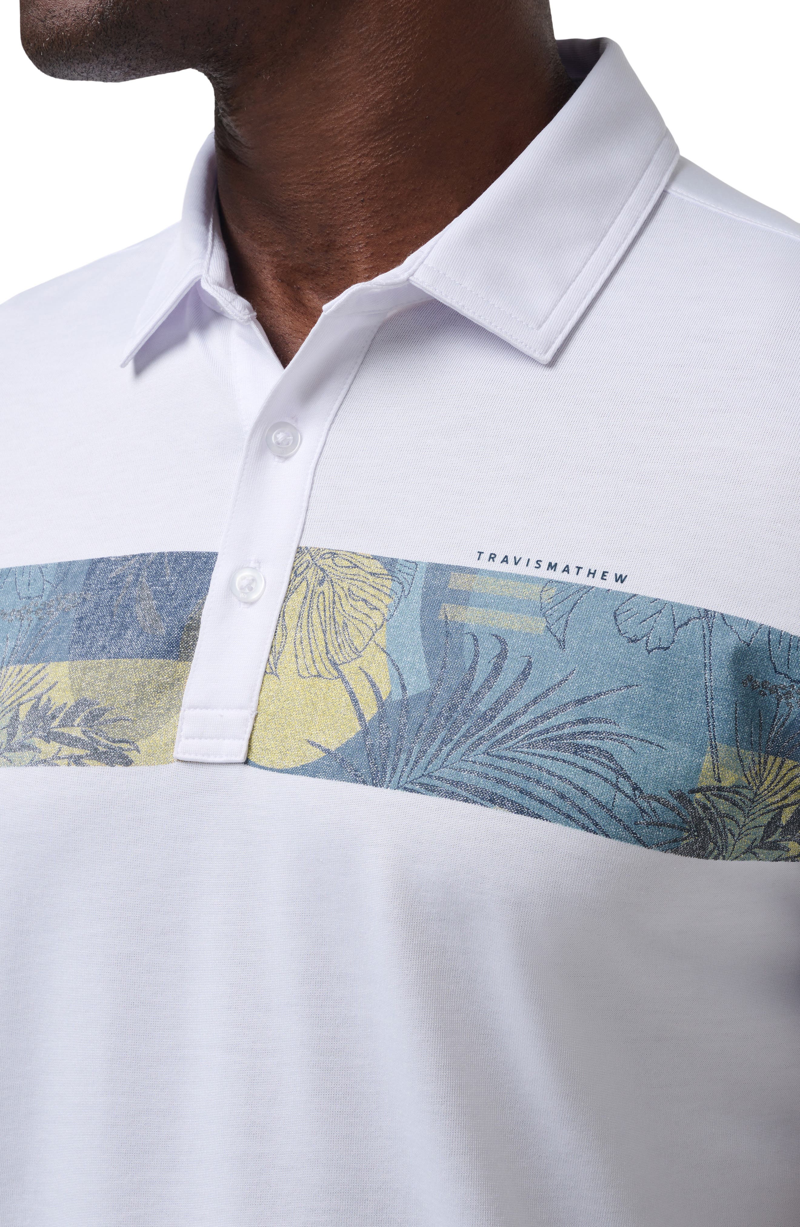 TravisMathew At Altitude Chest Stripe Polo