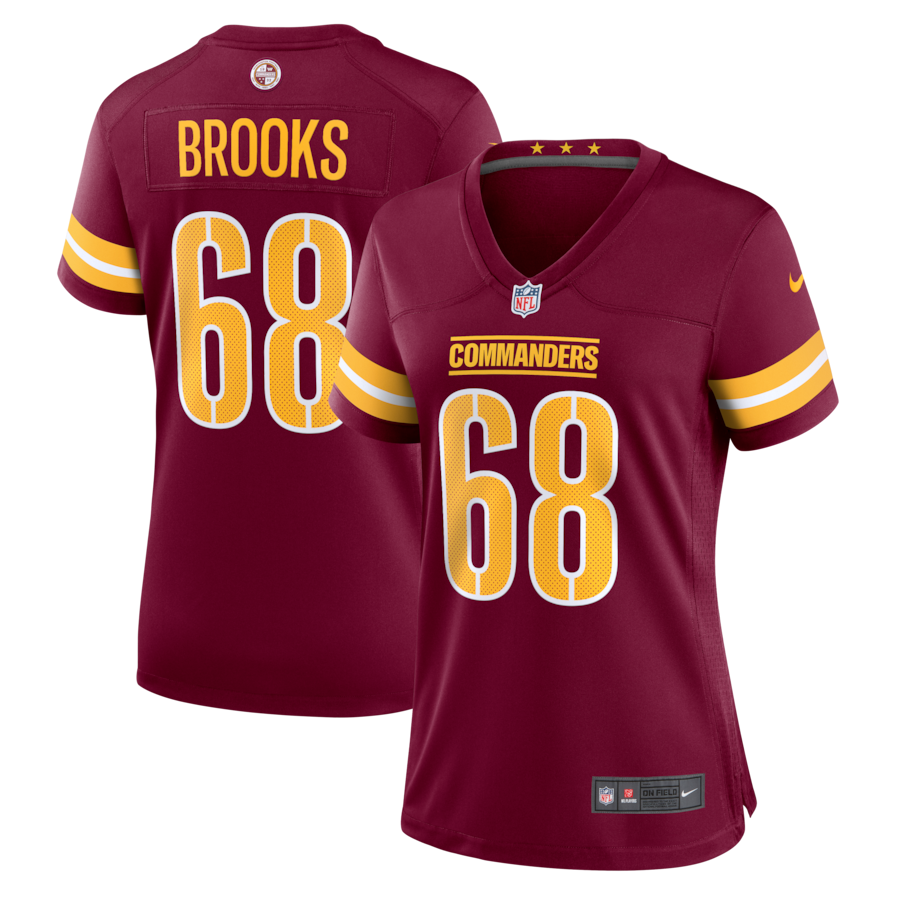 Curtis Brooks Washington Commanders Nike Women's  Game Jersey - Burgundy