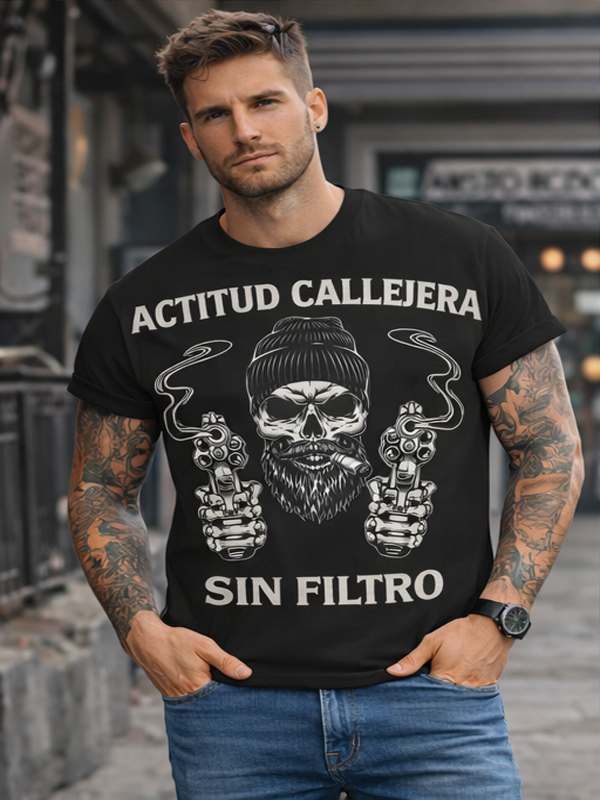 Remera “Sin Filtro” – Calle y Calavera