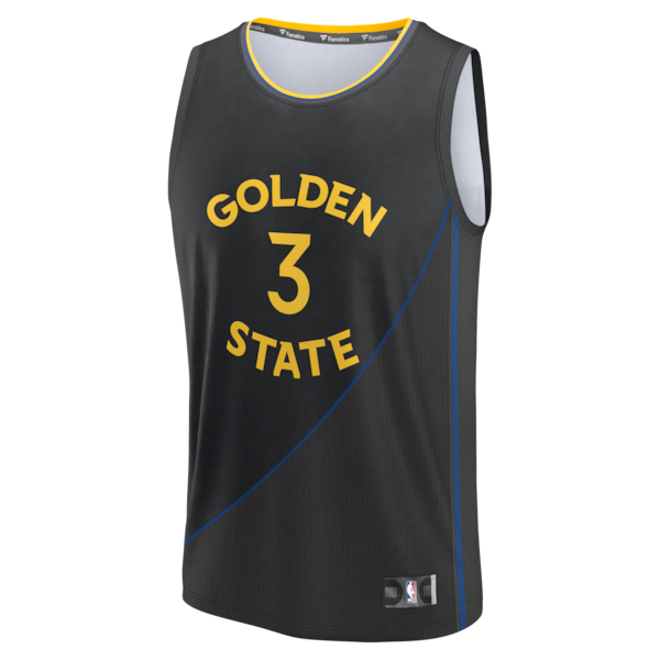 Will Richard Golden State Warriors  Fast Break Replica Player Jersey - Statement Edition - Black